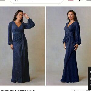 Floor length Azazie gown